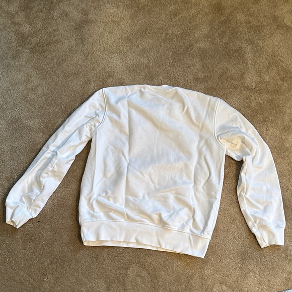 Lacoste White Crewneck Sweatshirt for Men - Picture 7 of 7